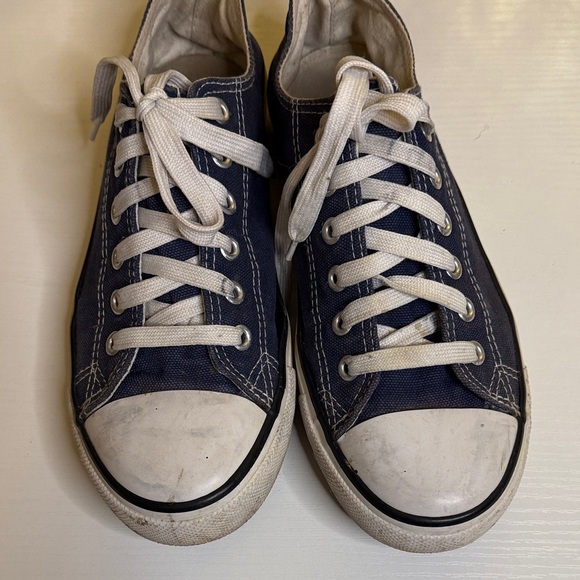 Classic Navy Canvas Sneakers - Picture 5 of 7